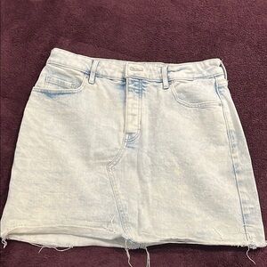 Old Navy Light Blue Denim Skirt